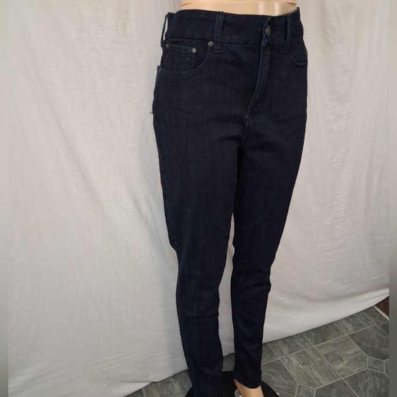 Seven 7 New Jeans High-Rise Skinny Jeans in Dark Indigo - Picture 6 of 16